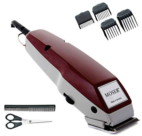 מכונת תספורת חשמלית עם סט מברשת ומספריים 1400-0278 Moser Profline